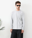 【汗染みの目立ちにくいTシャツ ZEROSTAIN/ゼロステイン】クルーネック 胸ポケットロンT 防汚 ＵＶカット