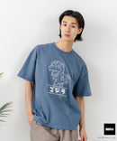 【GODZILLA/ゴジラ】【コットン100％のしっかりした生地 ドロップショルダー】オリジナルデザイン 刺繍Tシャツ ゴジラ キングギドラ メカゴジラ コラボ 特撮 映画 キャラT オーバーサイズ