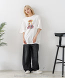 【DISCUS/ディスカス】【選べる丈感・ビーバス＆バッドヘッド】DISCUS×BEAVIS AND BUTT-HEAD コラボＴシャツ 綿100% クルーネック アニメ キャラクタープリント アメカジ ストリート