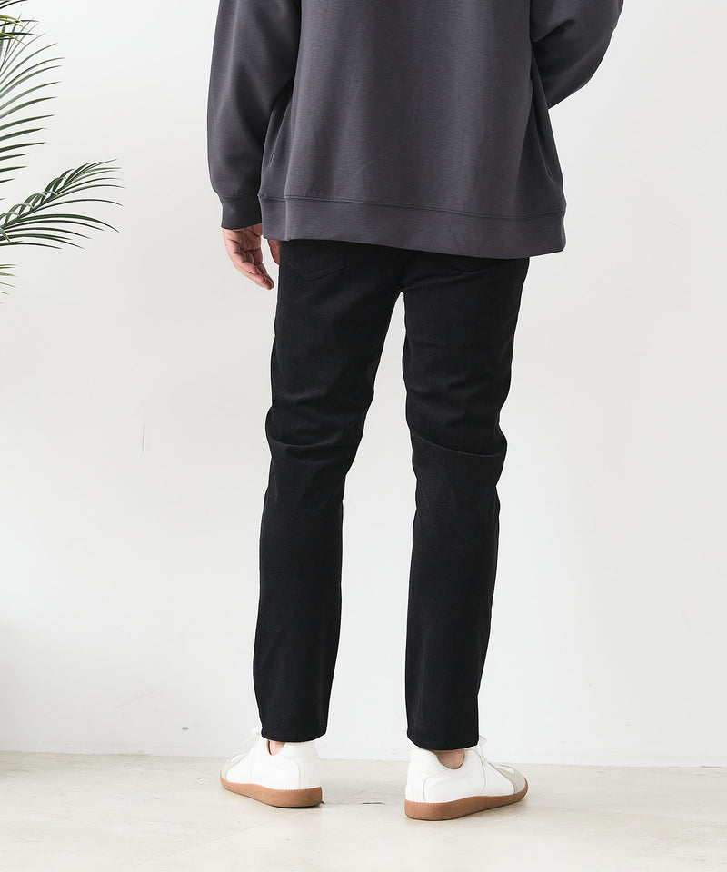 【BLUE STANDARD/ブルースタンダード】ストレッチニットコーデュロイ 裏起毛 イージーパンツ 暖パン