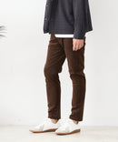 【BLUE STANDARD/ブルースタンダード】ストレッチニットコーデュロイ 裏起毛 イージーパンツ 暖パン