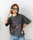 【DISCUS/ディスカス】【選べる丈感・STARWARS】DISCUS×スターウォーズ コラボTシャツ クロップド短丈・BIGシルエット