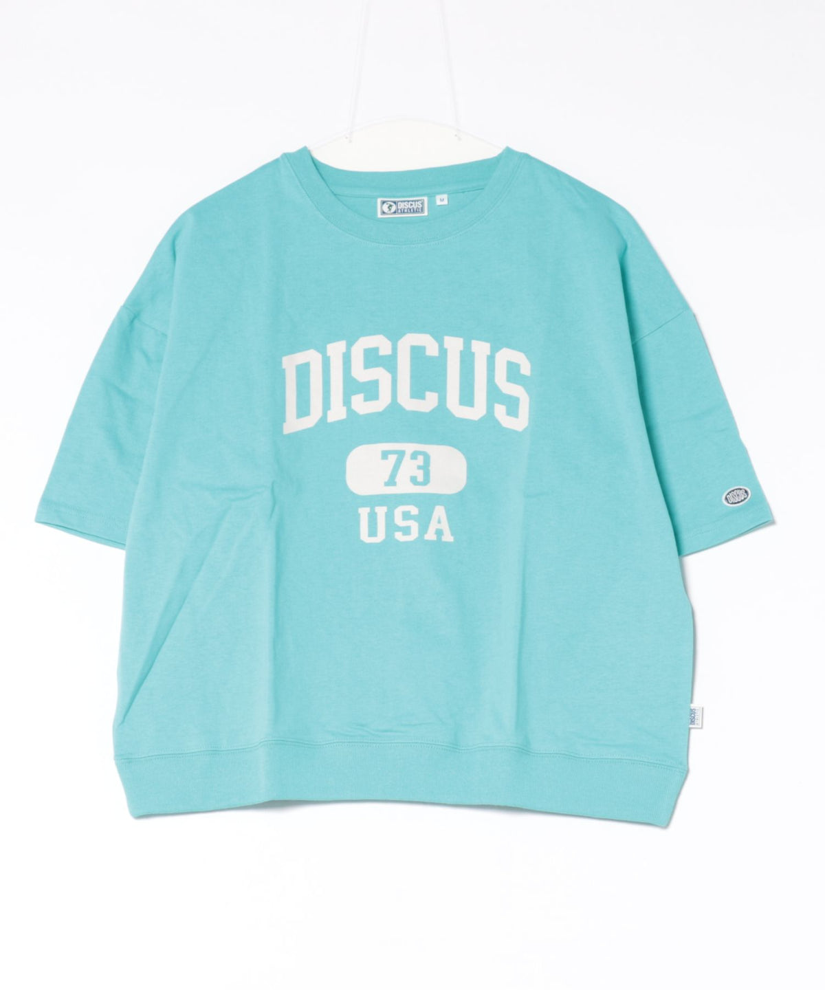 DISCUS/ディスカス】カレッジロゴプリント ヘビーウェイトTシャツ 