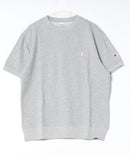 【CHAMPION/チャンピオン】半袖 裏毛スウェットシャツ USAコットン リサイクルポリエステル サステナブル C3-Z020 モクグレー ❘ジーンズメイト公式オンラインショップ