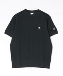 【CHAMPION/チャンピオン】半袖 裏毛スウェットシャツ USAコットン リサイクルポリエステル サステナブル C3-Z020 ネイビー ❘ジーンズメイト公式オンラインショップ