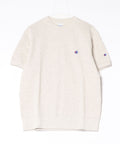 【CHAMPION/チャンピオン】半袖 裏毛スウェットシャツ USAコットン リサイクルポリエステル サステナブル C3-Z020 オフホワイト ❘ジーンズメイト公式オンラインショップ