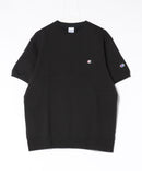 【CHAMPION/チャンピオン】半袖 裏毛スウェットシャツ USAコットン リサイクルポリエステル サステナブル C3-Z020 ブラック ❘ジーンズメイト公式オンラインショップ