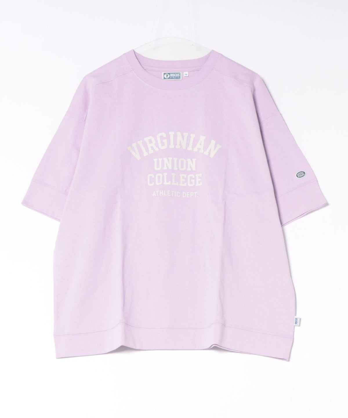 DISCUS/ディスカス】ヘビーウェイト カレッジロゴプリントTシャツ 