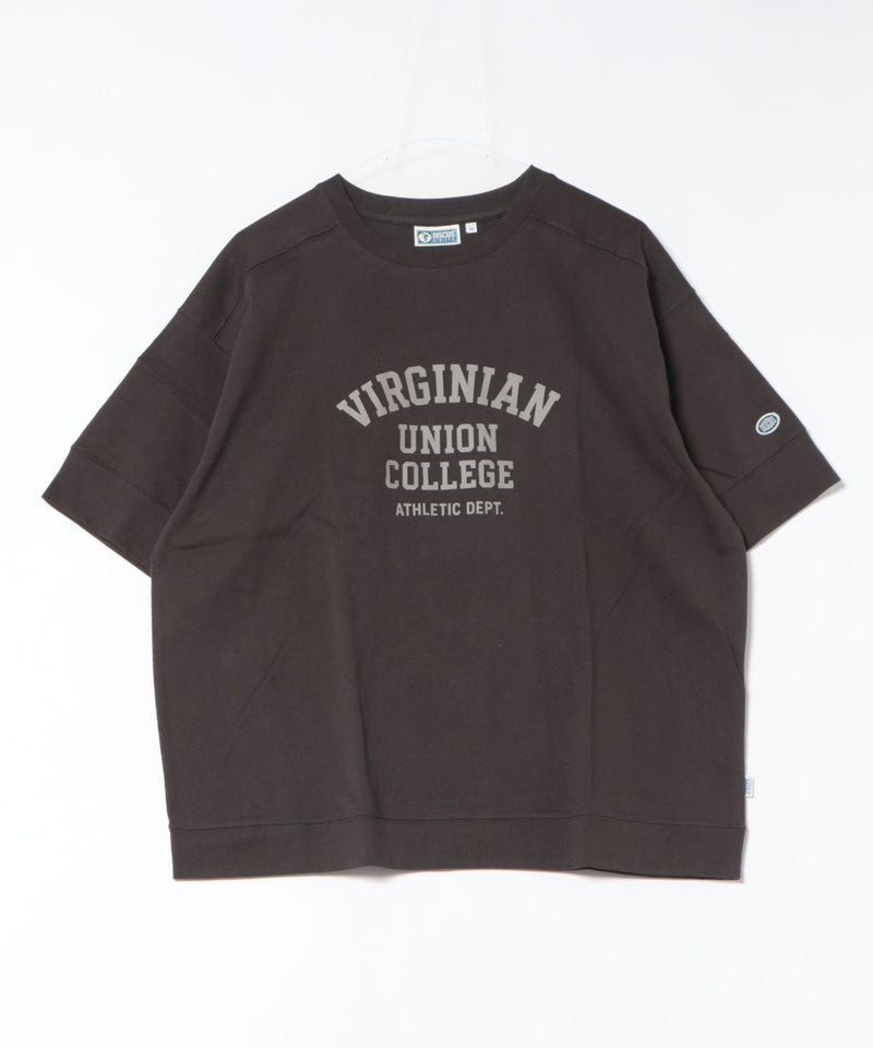 DISCUS/ディスカス】ヘビーウェイト カレッジロゴプリントTシャツ