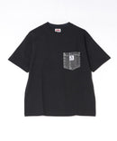 【BEN DAVIS/ベンデイビス】DENIM POCKET T デニムポケットTシャツ ブラック ❘ジーンズメイト公式オンラインショップ