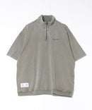 【BEN DAVIS/ベンデイビス】 パウダーブリーチ加工 ハーフジップポロシャツ ❘ジーンズメイト公式オンラインショップ