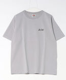 【BEN DAVIS/ベンデイビス】パウダーブリーチ加工 ヴィンテージ加工 バックプリントシャツ ライトグレー A柄 ❘ジーンズメイト公式オンラインショップ