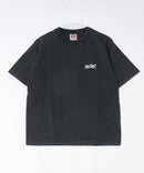 【BEN DAVIS/ベンデイビス】パウダーブリーチ加工 ヴィンテージ加工 バックプリントシャツ ブラック B柄 ❘ジーンズメイト公式オンラインショップ