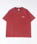 【BEN DAVIS/ベンデイビス】パウダーブリーチ加工 ヴィンテージ加工 バックプリントシャツ レッド B柄 ❘ジーンズメイト公式オンラインショップ