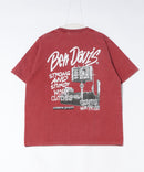 【BEN DAVIS/ベンデイビス】パウダーブリーチ加工 ヴィンテージ加工 バックプリントシャツ ❘ジーンズメイト公式オンラインショップ