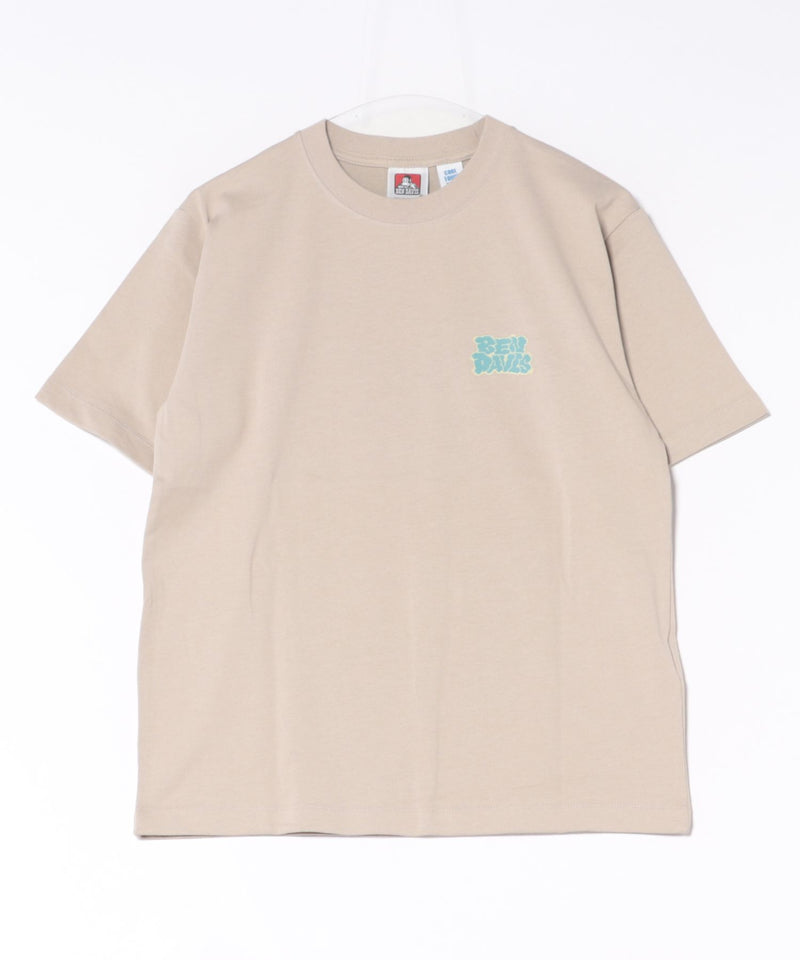 BEN DAVIS/ベンデイビス】OVERLAP 接触冷感 バックプリントTシャツ
