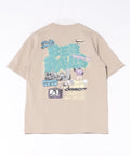 【BEN DAVIS/ベンデイビス】OVERLAP 接触冷感 バックプリントTシャツ ベージュ ❘ジーンズメイト公式オンラインショップ