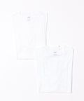 【LEVI'S/リーバイス】【裾レッドタブ付】2枚組 無地Tシャツ クルーネック 2Pパック コットン100% 綿100% ホワイト ❘ジーンズメイト公式オンラインショップ