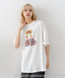 【DISCUS/ディスカス】【選べる丈感・ビーバス＆バッドヘッド】DISCUS×BEAVIS AND BUTT-HEAD コラボＴシャツ 綿100% クルーネック アニメ キャラクタープリント アメカジ ストリート