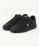 【U.S. POLO ASSN./ユーエスポロアッスン】ワンポイント ブランドロゴスニーカー ローカット PUレザー シンプル きれいめ カジュアル 通勤 通学