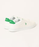 【U.S. POLO ASSN./ユーエスポロアッスン】ワンポイント ブランドロゴスニーカー ローカット PUレザー シンプル きれいめ カジュアル 通勤 通学