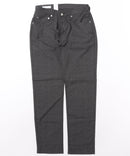 【EDWIN/エドウイン】涼しくて軽い 403 COOL FLEX 麻混 レギュラーストレート きれいめ ビジカジ 通勤 ゴルフ 涼しい 夏デニム チャコールグレー ❘ジーンズメイト公式オンラインショップ