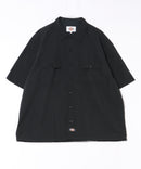 【DICKIES/ディッキーズ】【ベタつかない清涼素材】ディッキーズ ナイロンワークシャツ 綿のような肌触り 軽量・速乾 夏の羽織り 1574ベース