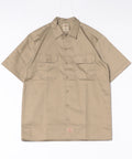 【DICKIES/ディッキーズ】【シワになりにくく丈夫】TCツイルワークシャツ DC2028 フラップポケット ユニセックス スケーター ストリート アメカジ 定番