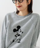 【DISCUS×DISNEY】「ミッキーマウス」キャラクタープリントスウェットトレーナー メンズ レディース ユニセックス