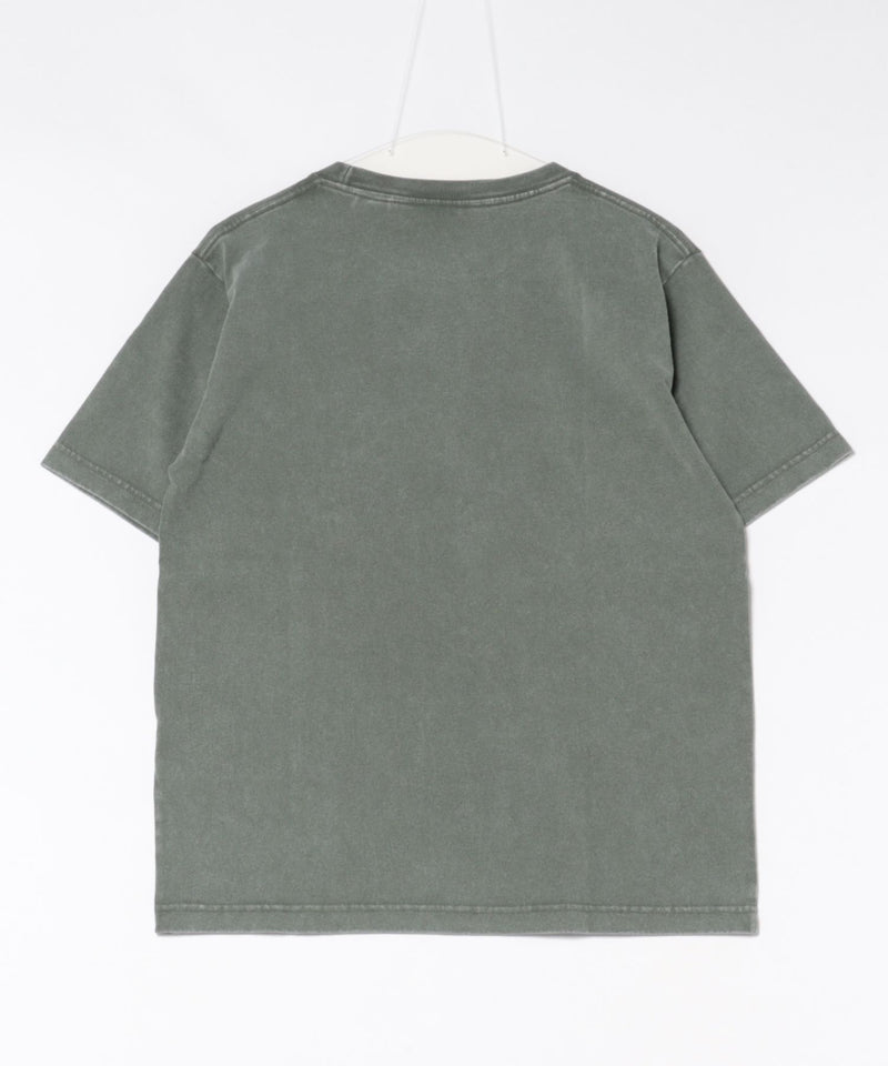 BEN DAVIS ベンデイビス パウダーブリーチ加工でヴィンテージ感ある仕上がり ワンポイント 胸ポケットTシャツ 綿100 ゴリラピスネーム ポケT 古着風 ユーズド感 アメカジ ストリート ユニセックス
