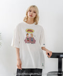 【DISCUS/ディスカス】【選べる丈感・ビーバス＆バッドヘッド】DISCUS×BEAVIS AND BUTT-HEAD コラボＴシャツ 綿100% クルーネック アニメ キャラクタープリント アメカジ ストリート