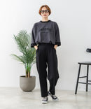 【C-FORT POINT/フォートポイント】【裏メッシュ生地で吸汗速乾性に優れる】DRYスウェットカーブパンツ すっきり見え 通気性 柔らかい 快適 デイリーコーデ