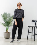 【C-FORT POINT/フォートポイント】【裏メッシュ生地で吸汗速乾性に優れる】DRYスウェットカーブパンツ すっきり見え 通気性 柔らかい 快適 デイリーコーデ