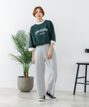 【C-FORT POINT/フォートポイント】【裏メッシュ生地で吸汗速乾性に優れる】DRYスウェットカーブパンツ すっきり見え 通気性 柔らかい 快適 デイリーコーデ
