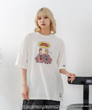 【DISCUS/ディスカス】【選べる丈感・ビーバス＆バッドヘッド】DISCUS×BEAVIS AND BUTT-HEAD コラボＴシャツ 綿100% クルーネック アニメ キャラクタープリント アメカジ ストリート