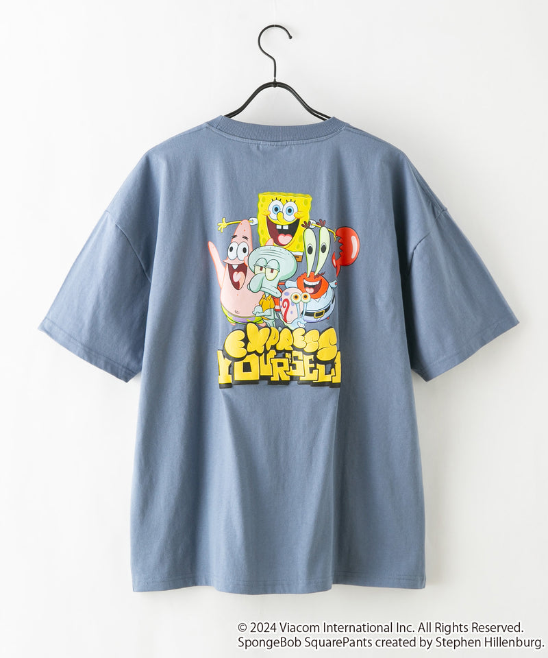 2024新規】スポンジ・ボブ オリジナルデザイン Tシャツ パトリック 