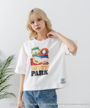 【DISCUS/ディスカス】【選べる丈感・サウスパーク】DISCUS×SOUTHPARK コラボＴシャツ 綿100% クルーネック アニメ キャラクタープリント アメカジ ストリート
