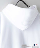 【MLB ×PEANUTS】別注コラボ 裏起毛 フーディー プルオーバー パーカー ドロップショルダー オーバーサイズ