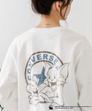【CONVERSE/コンバース】×【TOM AND JERRY/トムとジェリー】両面プリント オーバーサイズ ロンT