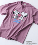 【PEANUTS /ピーナッツ】 オリジナルデザイン 刺繍 Tシャツ スヌーピー  ベル ドロップショルダー ビッグシルエット ユニセックス キャラクター
