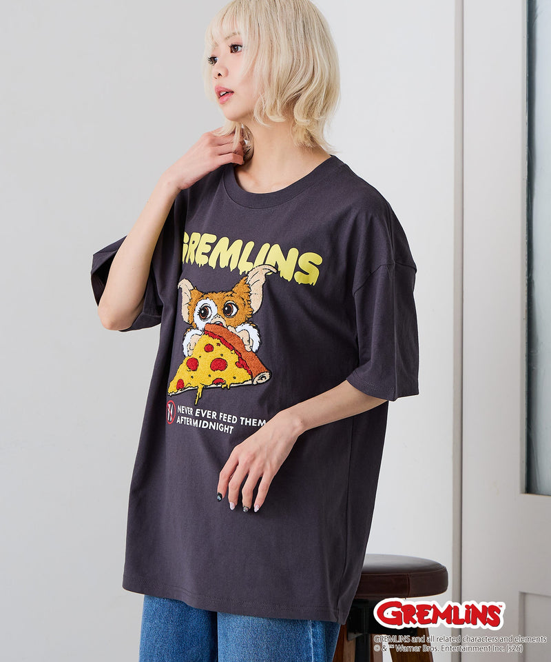 Gremlins/グレムリン】オリジナルデザインTシャツ 刺繍 ドロップ