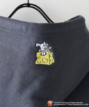 【TOM and JERRY/トムとジェリー】オリジナルデザイン 刺繍 プルオーバーパーカー フーディー ジェリー タフィー サカナ ドロップショルダー ビッグシルエット