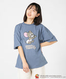 TOM AND JERRY トムとジェリー Tシャツ オリジナルデザイン ジェリー タフィー ドロップショルダー ビッグシルエット ユニセックス キャラクター ❘ジーンズメイト公式オンラインショップ