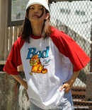 【Garfield】 ガーフィールド コラボ ラグラン Tシャツ Y2K ストリート ❘ジーンズメイト公式オンラインショップ