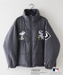 【PEANUTS×MLB】オリジナルデザイン ナイロンパファージャケット 中綿ジャケット ヤンキース ドジャース ホワイトソックス