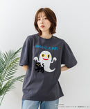 【ねないこだれだ】【コットン100％のしっかりした生地 ドロップショルダー】オリジナルデザイン 刺繍Tシャツ せなけいこ 絵本 コラボ キャラクター 半袖 ユニセックス おばけ グッズ かわいい