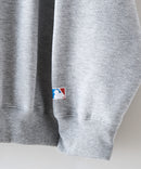 【PEANUTS/ピーナッツ】【ユニセックスデザインでリンクコーデにも◎】MLB×PEANUTS 裏起毛トレーナー 保温 キャラクター ドジャース ヤンキース パイレーツ