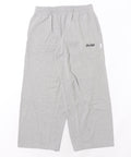 【BEN DAVIS/ベンデイビス】【シンプルながら細かなディティールが光る一本】カーブシルエットワイドパンツ スウェットパンツ イージーパンツ ワンポイント刺繍 ゴリラネームタグ 裾ショックコード ユニセックス