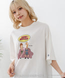 【DISCUS/ディスカス】【選べる丈感・ビーバス＆バッドヘッド】DISCUS×BEAVIS AND BUTT-HEAD コラボＴシャツ 綿100% クルーネック アニメ キャラクタープリント アメカジ ストリート