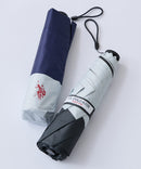 【U.S. POLO ASSN./ユーエスポロアッスン】【完全遮光100%・遮熱】折りたたみ日傘 UPF50+ 体感温度マイナス 晴雨兼用